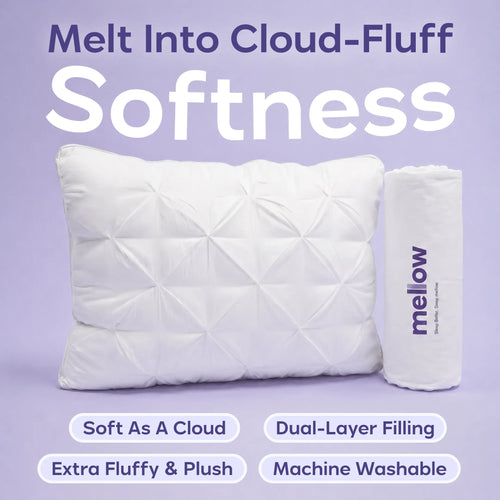 Ploof Pillow – Breathable and supportive, never collapses, comfortably supports the neck for side, back, and stomach sleeping.